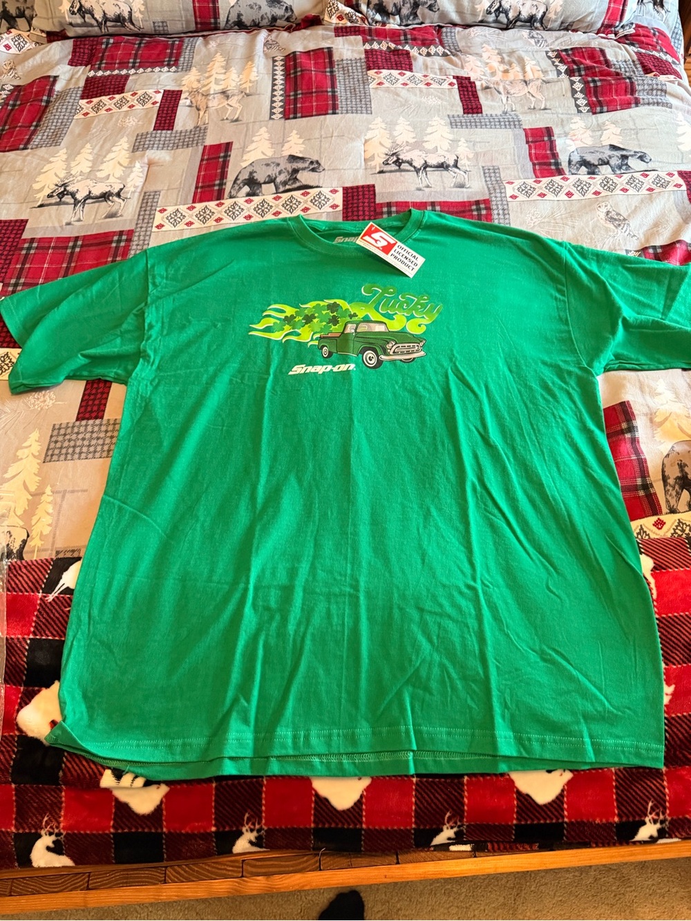 Snap-on Green Short Sleeve Graphic Tee